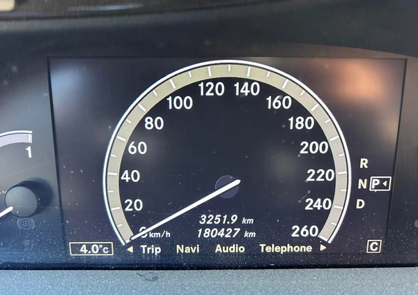 Mercedes-Benz Klasa S cena 95000 przebieg: 180427, rok produkcji 2009 z Rydzyna małe 92